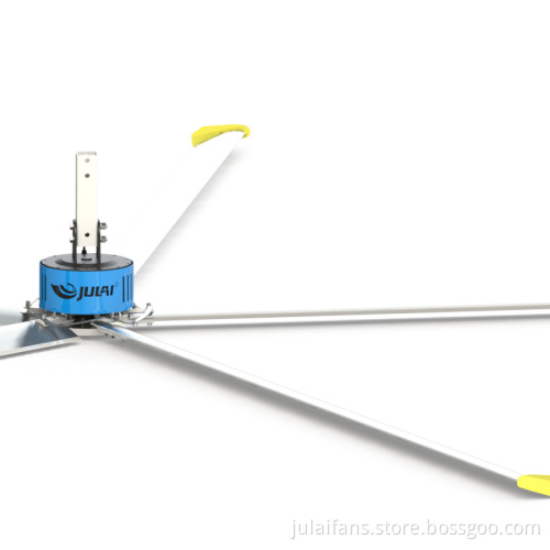 Permanent magnet industrial cooling fan